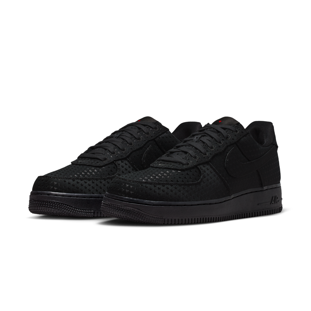 Overkicks - Nike Air Force 1 Low Valentines Day Black (2026) (IB6836-001) - vista trasera