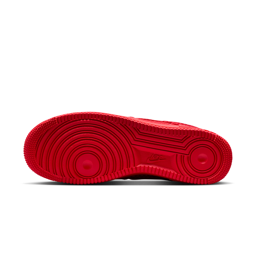 Overkicks - Nike Air Force 1 Low Valentines Day Red (2026) (IB6836-600) - detalle suela