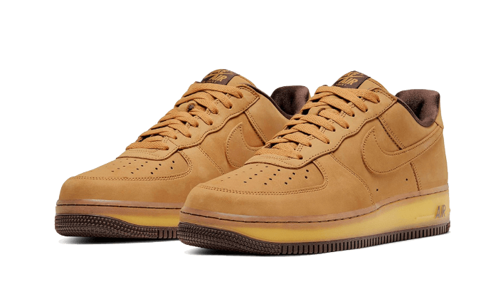 Overkicks - Nike Air Force 1 Low Wheat Dark Mocha (DC7504-700) - vista trasera
