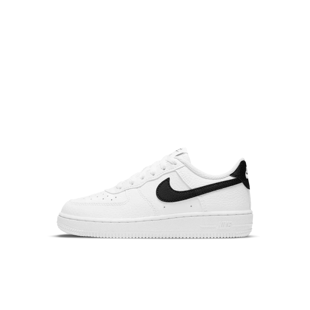 Overkicks - Nike Air Force 1 Low White Black (PS) (CZ1685-100) - vista lateral