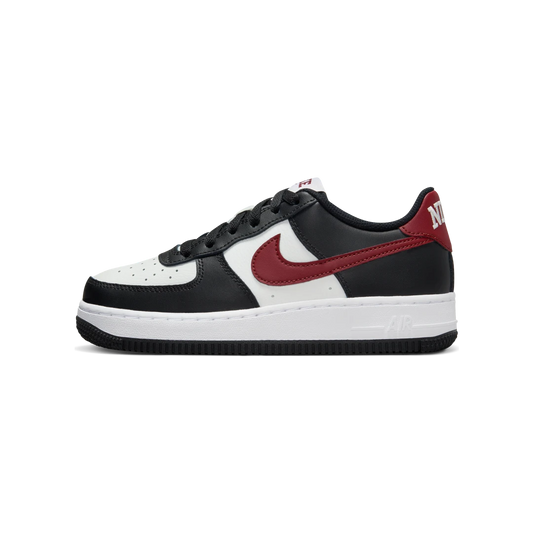 Overkicks - Nike Air Force 1 Low White Dark Team Red (FZ4351-001) - vista lateral