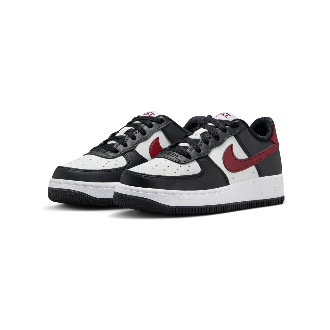 Overkicks - Nike Air Force 1 Low White Dark Team Red (FZ4351-001) - vista trasera
