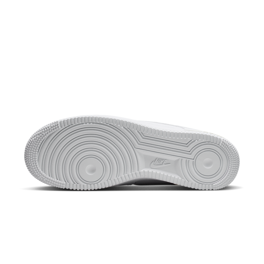 Overkicks - Nike Air Force 1 Low White Desert Khaki Mini Swoosh (IO1283-100) - detalle suela