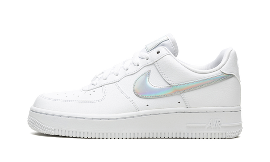 Overkicks - Nike Air Force 1 Low White Irisdescent (CJ1646-100) - vista lateral