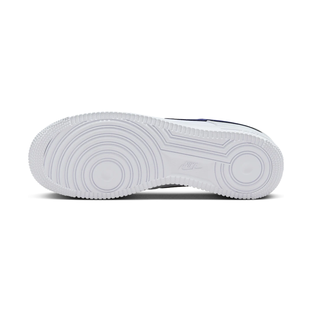 Overkicks - Nike Air Force 1 Low White Light Photo Blue Deep Royal Blue (HF3836-100) - detalle suela