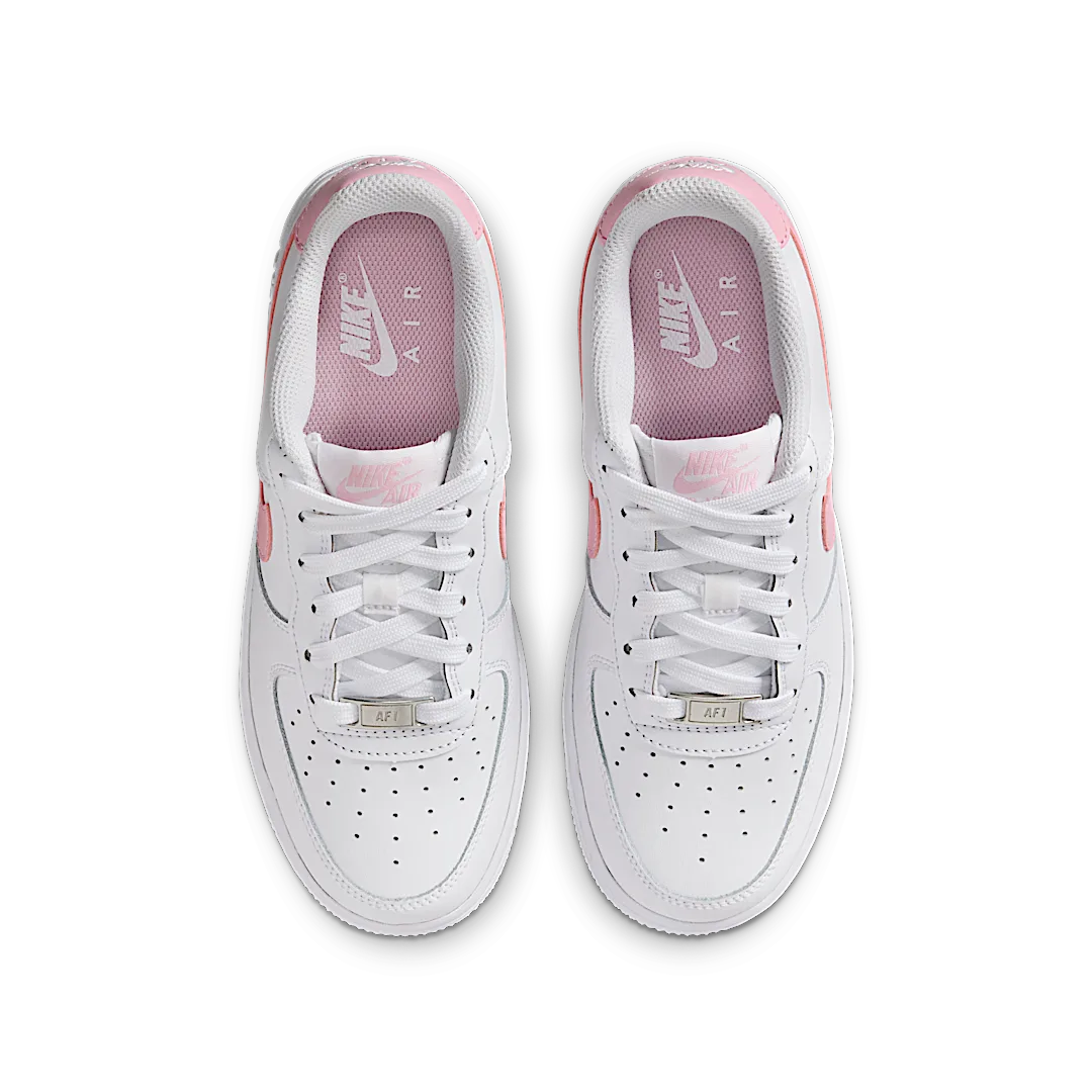 Overkicks - Nike Air Force 1 Low White Medium Soft Pink (CT3839-115) - par completo