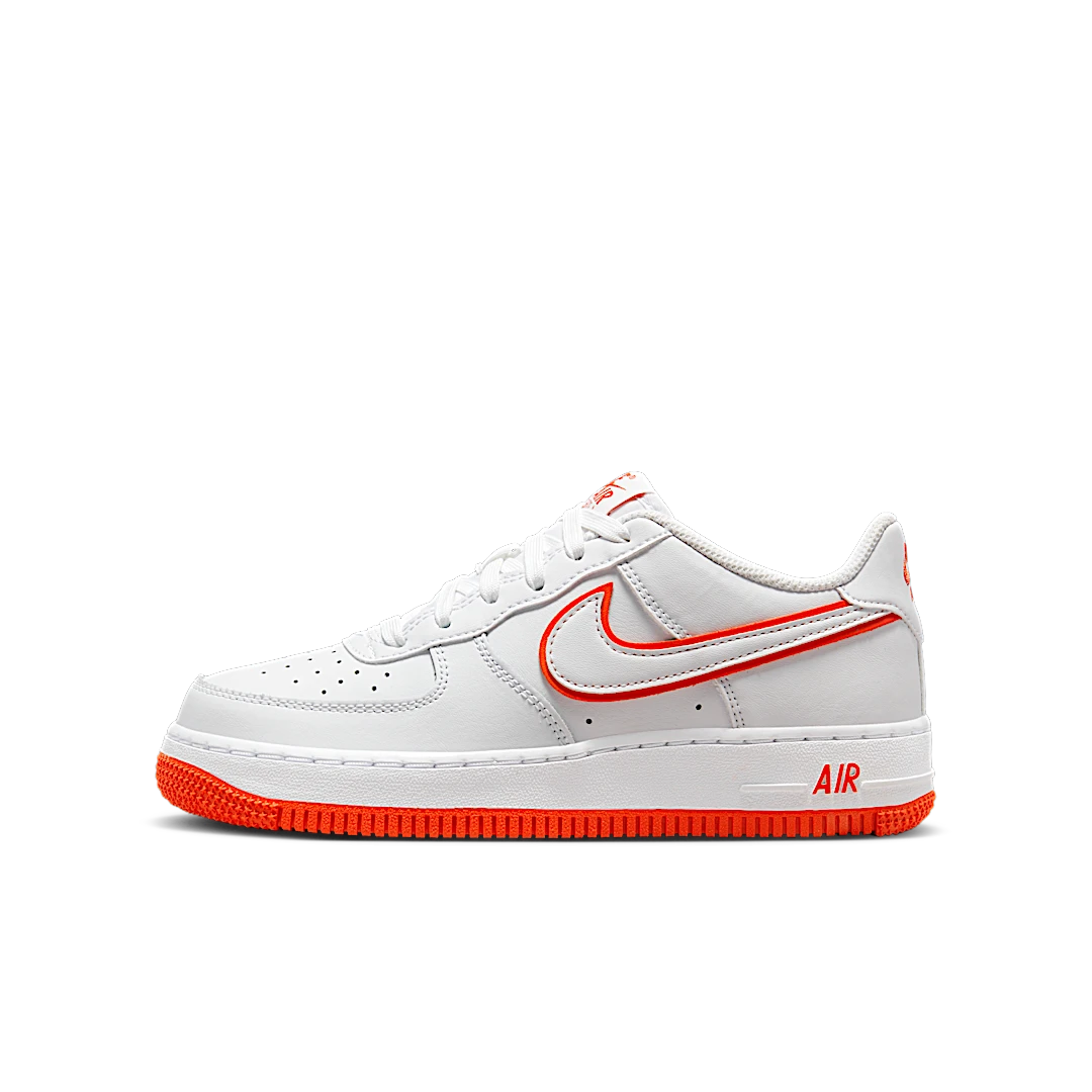 Overkicks - Nike Air Force 1 Low White Picante Red (DV7762-101) - vista lateral