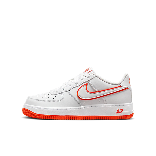 Overkicks - Nike Air Force 1 Low White Picante Red (DV7762-101) - vista lateral