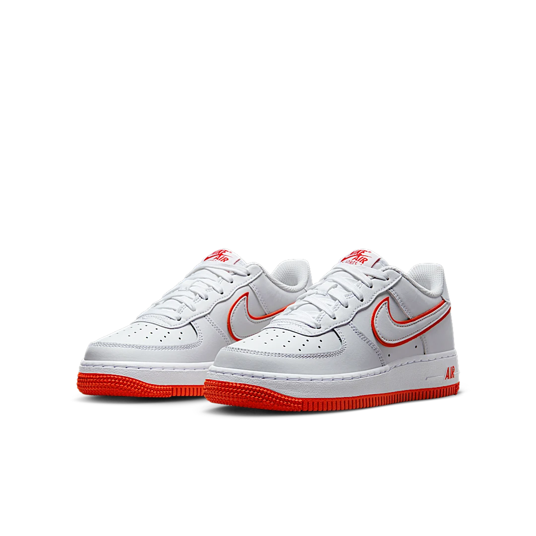 Overkicks - Nike Air Force 1 Low White Picante Red (DV7762-101) - vista trasera