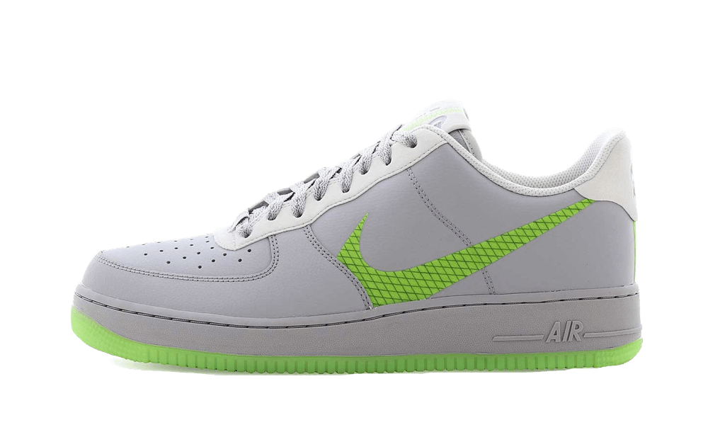 Overkicks - Nike Air Force 1 Low Wolf Grey Ghost Green (CD0888-002) - vista lateral