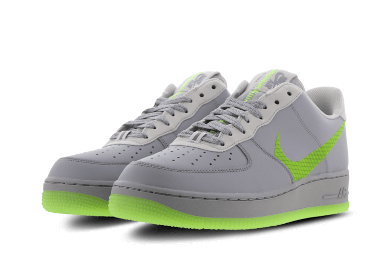 Overkicks - Nike Air Force 1 Low Wolf Grey Ghost Green (CD0888-002) - vista trasera