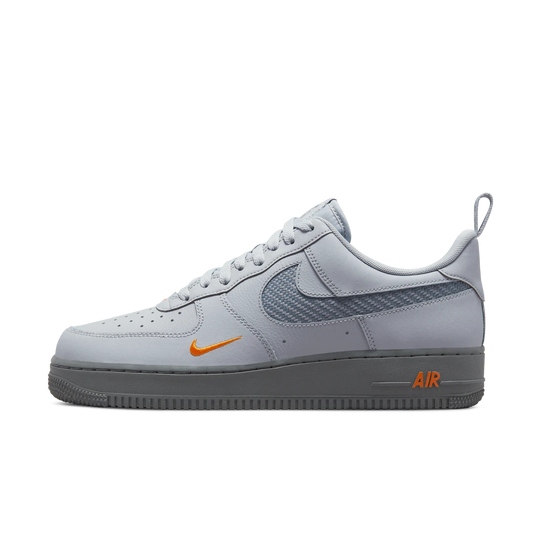 Overkicks - Nike Air Force 1 Low Wolf Grey Kumquat (DR0155-001) - vista lateral