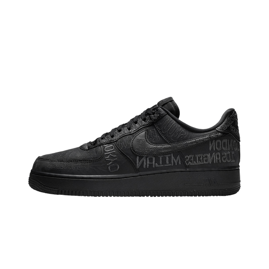 Overkicks - Nike Air Force 1 Low World Tour Black (II1549-001) - vista lateral