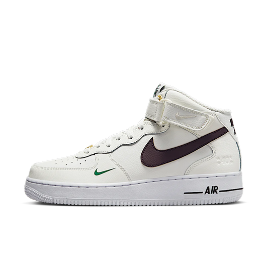 Overkicks - Nike Air Force 1 Mid 07 LV8 40th Anniversary Sail Brown Basalt (DR9513-100) - vista lateral