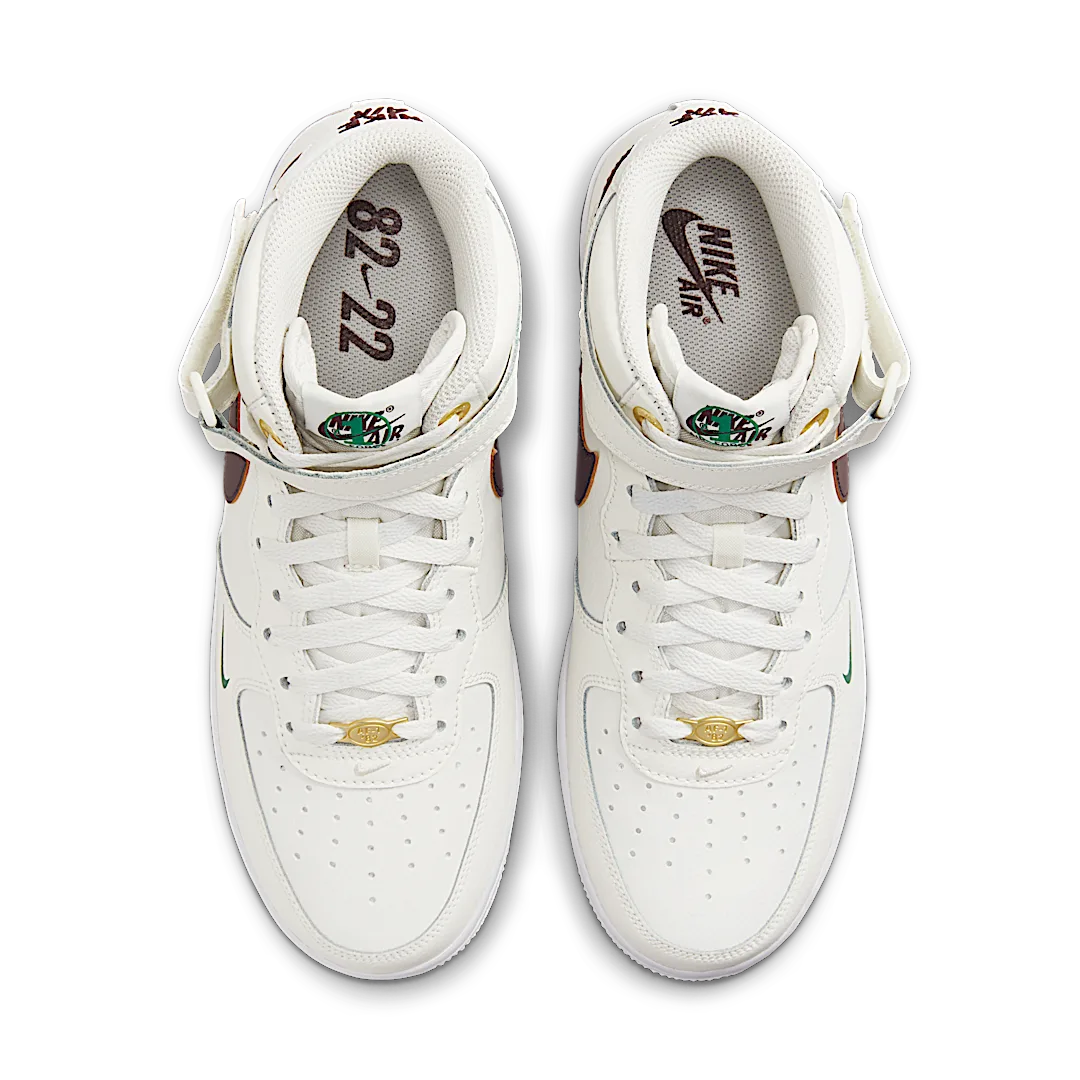 Overkicks - Nike Air Force 1 Mid 07 LV8 40th Anniversary Sail Brown Basalt (DR9513-100) - par completo