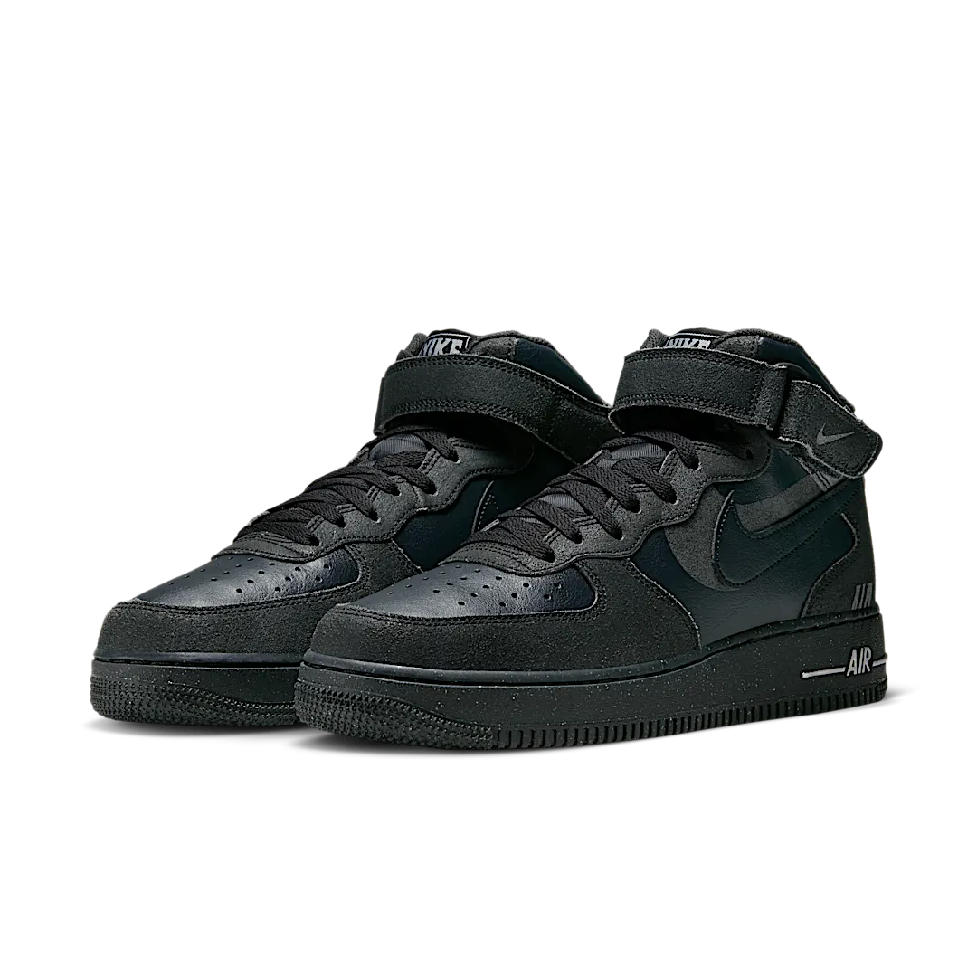Overkicks - Nike Air Force 1 Mid 07 LX Halloween (2022) (DQ7666-001) - vista trasera