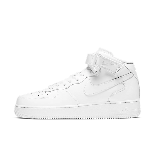 Overkicks - Nike Air Force 1 Mid 07 White (315123-111 / CW2289-111) - vista lateral