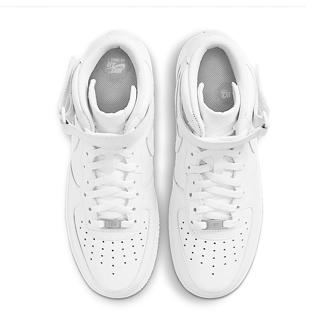 Overkicks - Nike Air Force 1 Mid 07 White (315123-111 / CW2289-111) - vista trasera