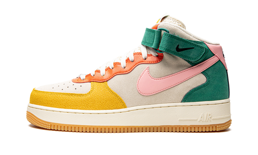 Overkicks - Nike Air Force 1 Mid NH Vivid Sulfur Rush Orange (DR0158-100) - vista lateral