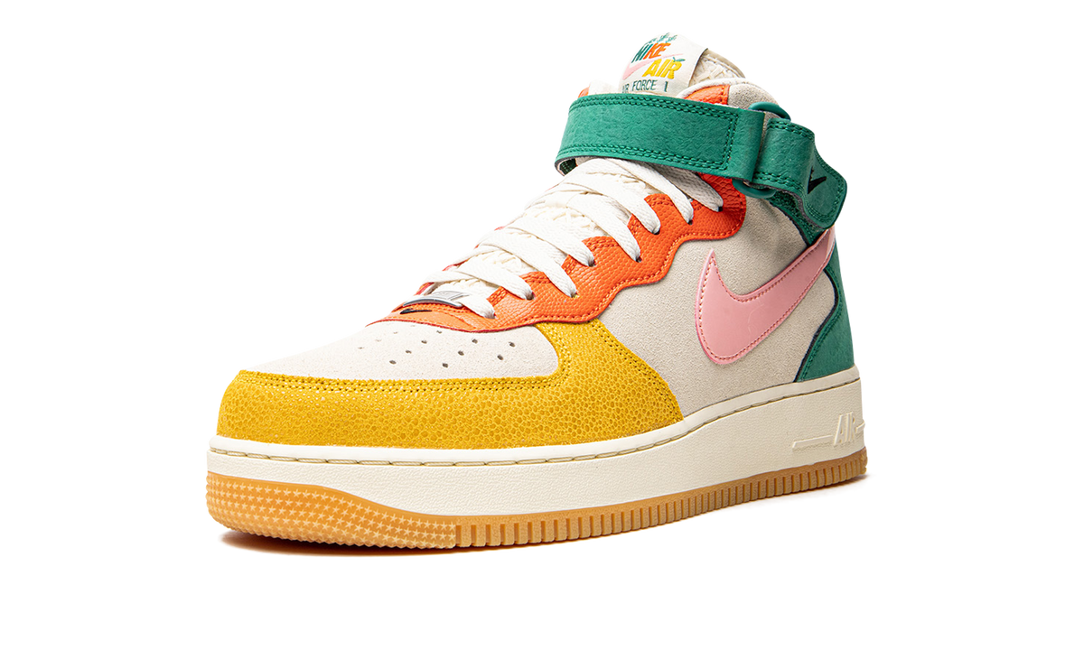 Overkicks - Nike Air Force 1 Mid NH Vivid Sulfur Rush Orange (DR0158-100) - detalle suela
