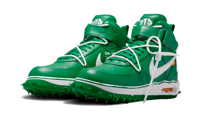 Overkicks - Nike Air Force 1 Mid Off-White Pine Green (DR0500-300) - vista trasera