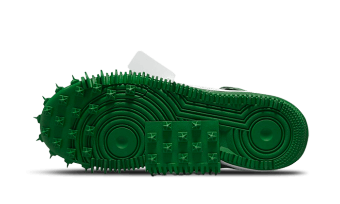 Overkicks - Nike Air Force 1 Mid Off-White Pine Green (DR0500-300) - detalle suela