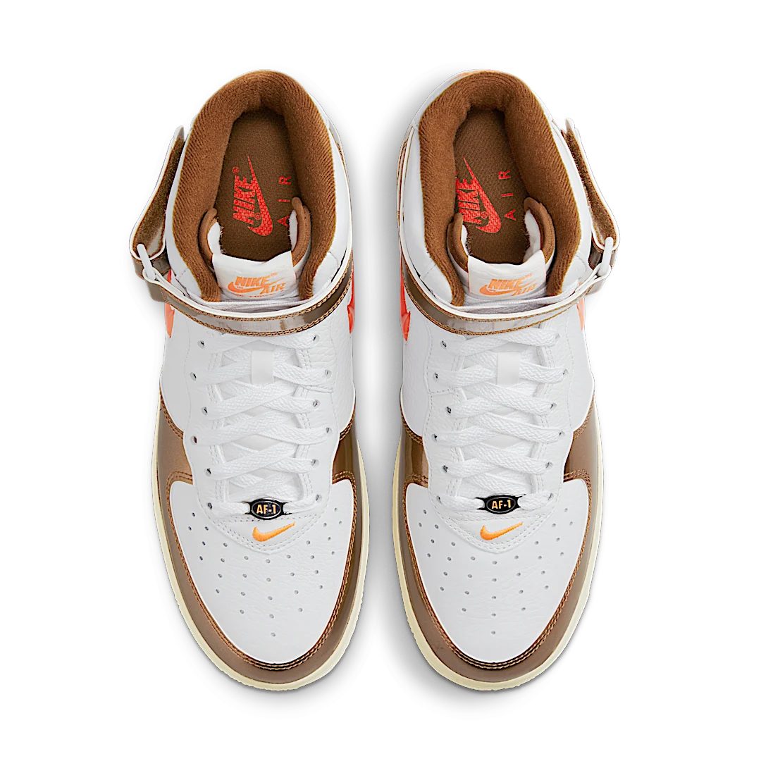 Overkicks - Nike Air Force 1 Mid QS Jewel Ale Brown (DH5623-100) - par completo