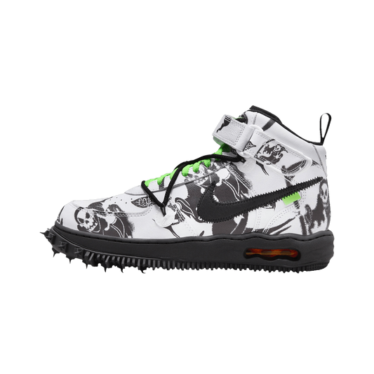Overkicks - Nike Air Force 1 Mid SP Off-White Grim Reaper (DR0500-102) - vista lateral