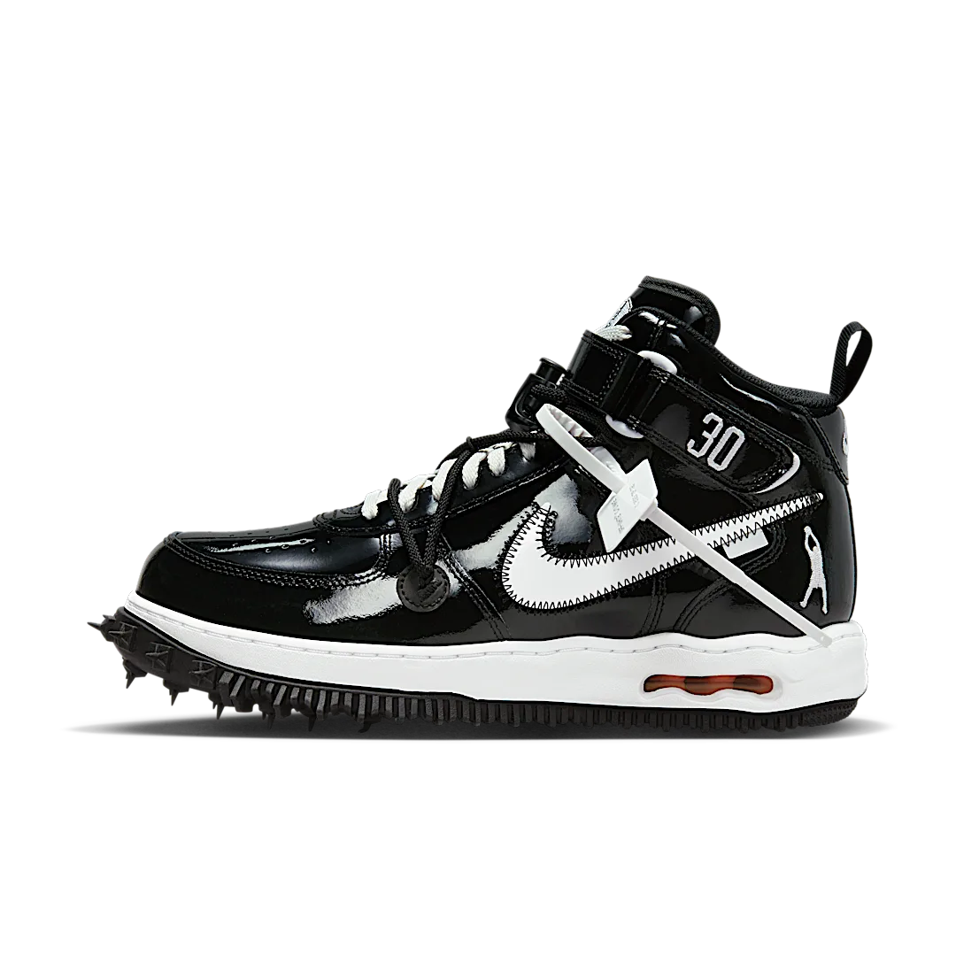 Overkicks - Nike Air Force 1 Mid SP Off-White Sheed (DR0500-001) - vista lateral