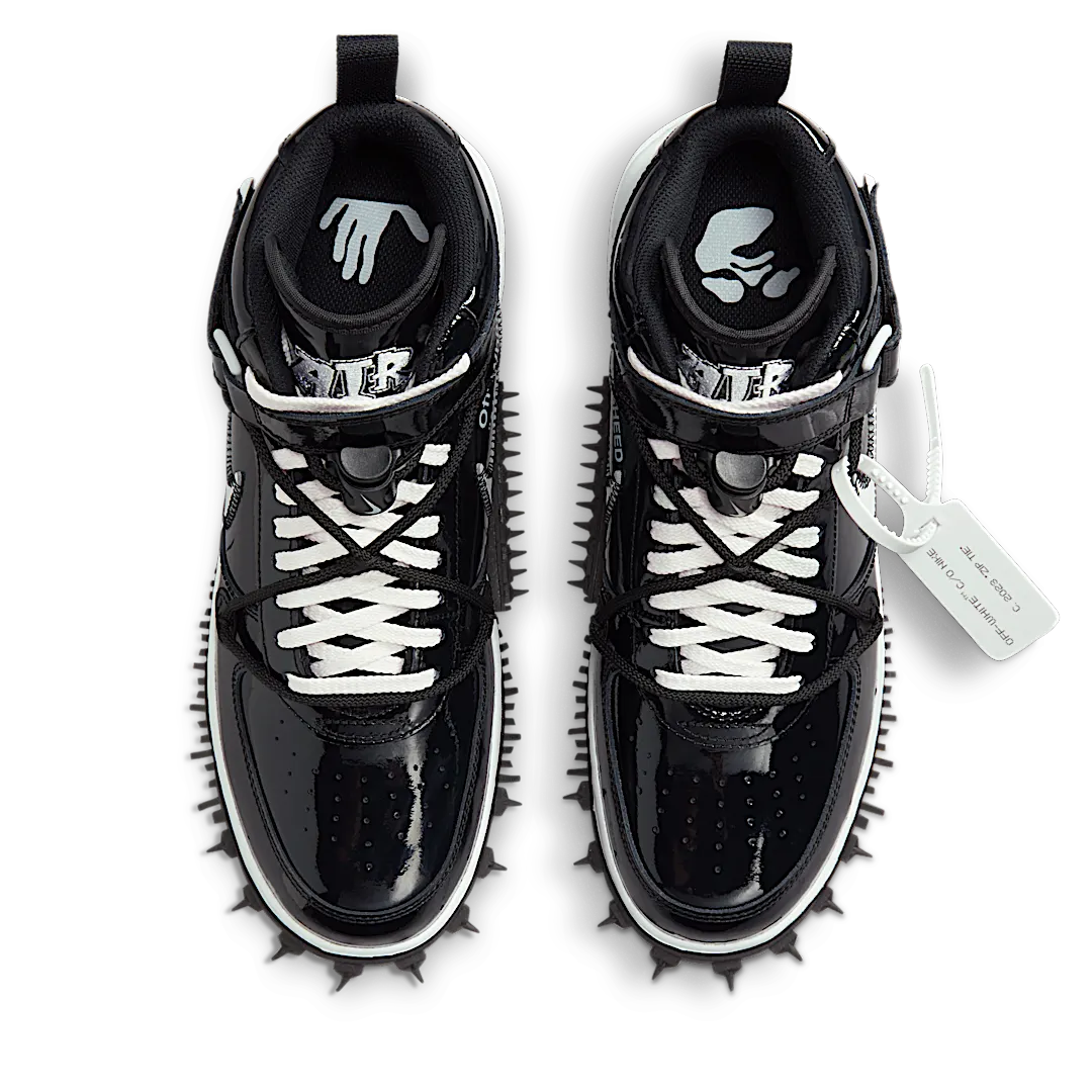 Overkicks - Nike Air Force 1 Mid SP Off-White Sheed (DR0500-001) - par completo