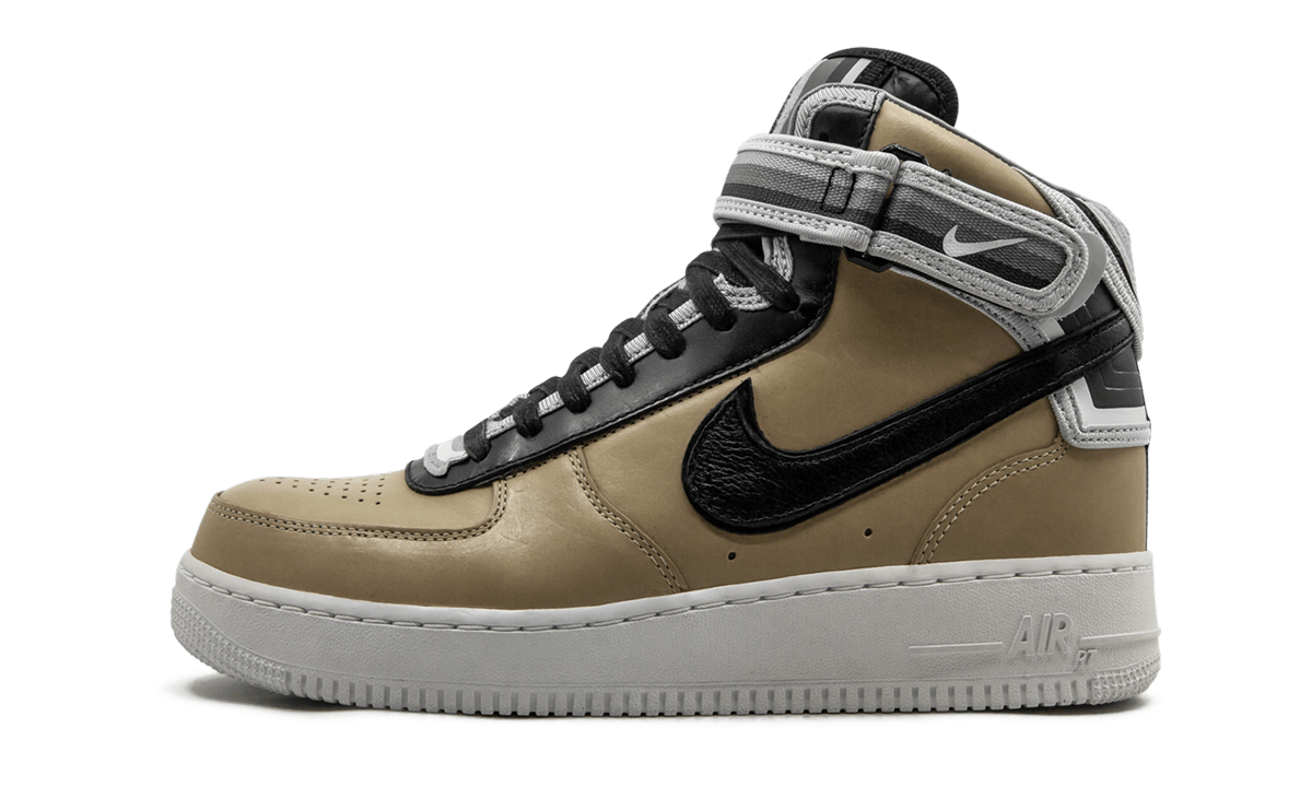 Overkicks - Nike Air Force 1 Mid Tisci Tan (677130-200) - vista lateral
