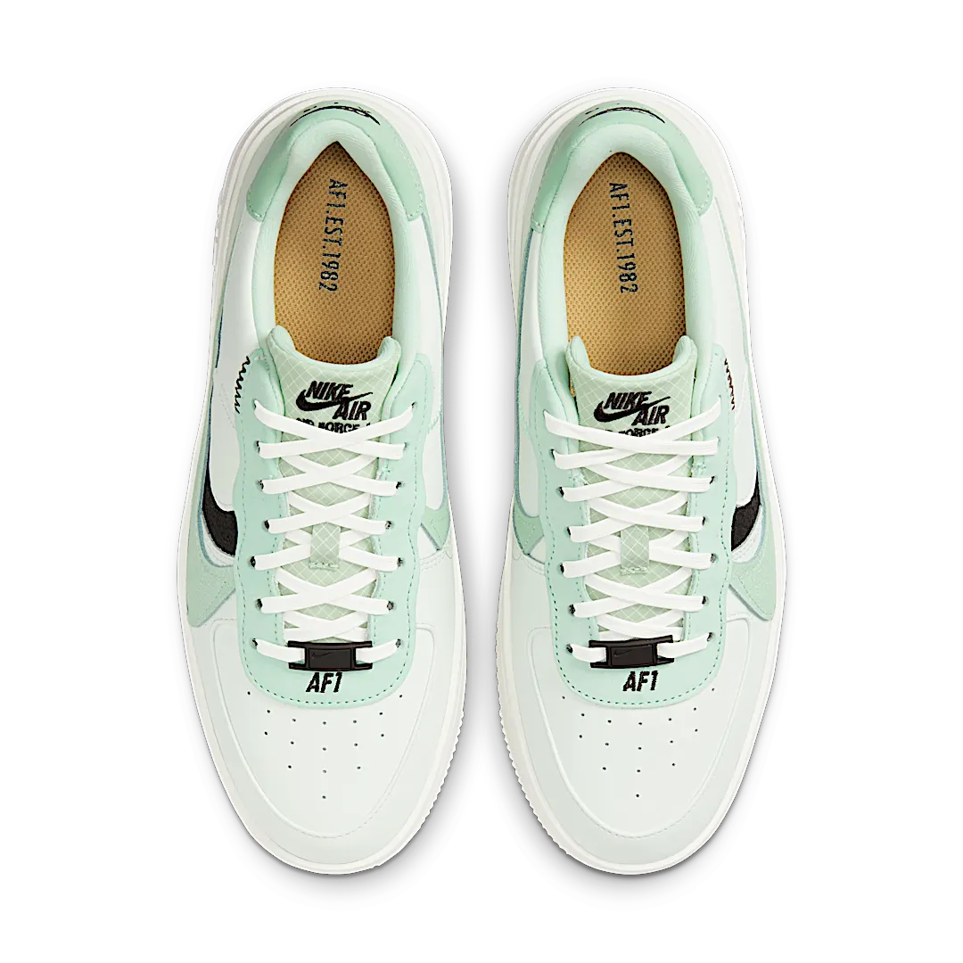 Overkicks - Nike Air Force 1 PLT.AF.ORM Barely Green (DX3730-300) - par completo