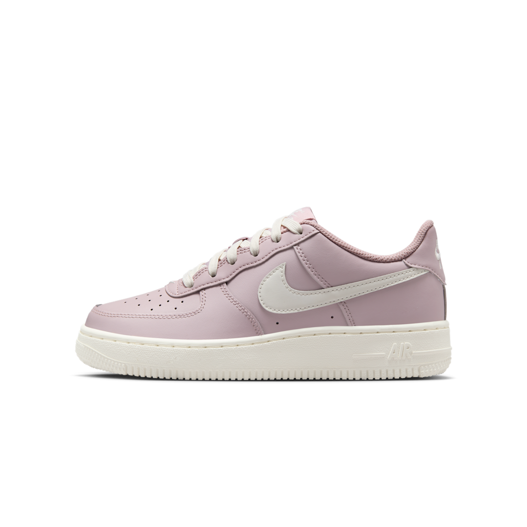 Overkicks - Nike Air Force 1 Particle Rose Sail (GS) (FV5948-601) - vista lateral