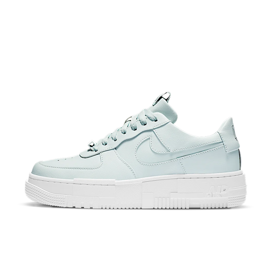 Overkicks - Nike Air Force 1 Pixel Ghost Aqua (CK6649-400) - vista lateral
