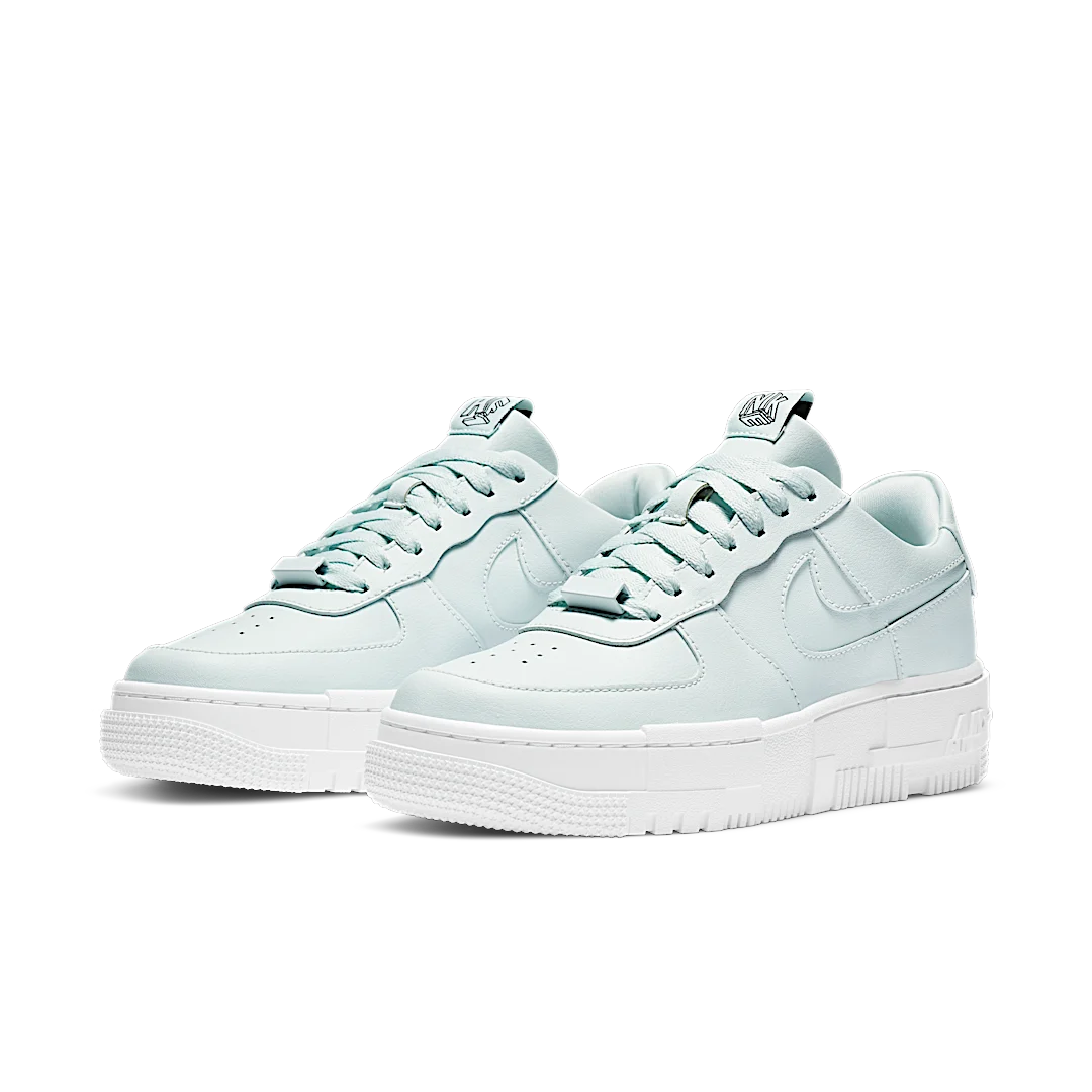 Overkicks - Nike Air Force 1 Pixel Ghost Aqua (CK6649-400) - vista trasera