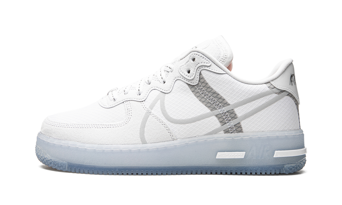 Overkicks - Nike Air Force 1 React White Light Bone (CQ8879-100) - detalle