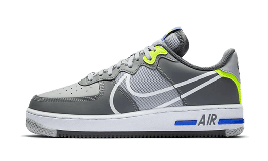 Overkicks - Nike Air Force 1 React Wolf Grey (CD4366-002) - vista lateral