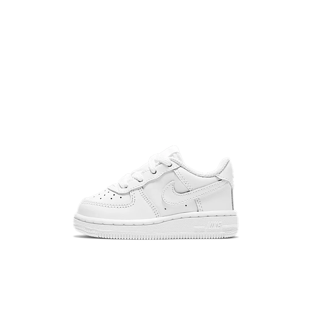 Overkicks - Nike Air Force 1 Triple White (TD) (314194-117) - vista lateral