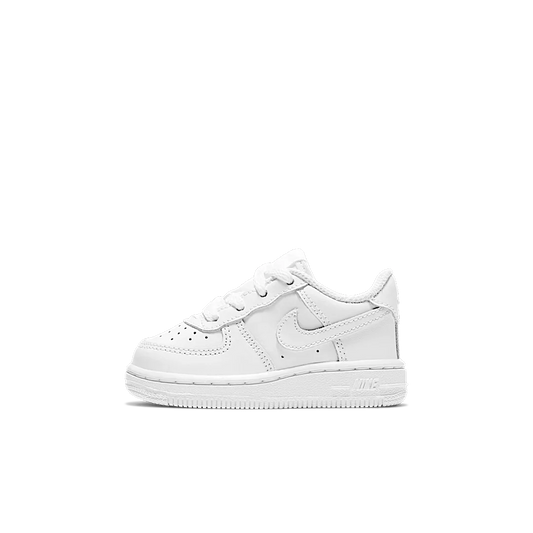 Overkicks - Nike Air Force 1 Triple White (TD) (314194-117) - vista lateral