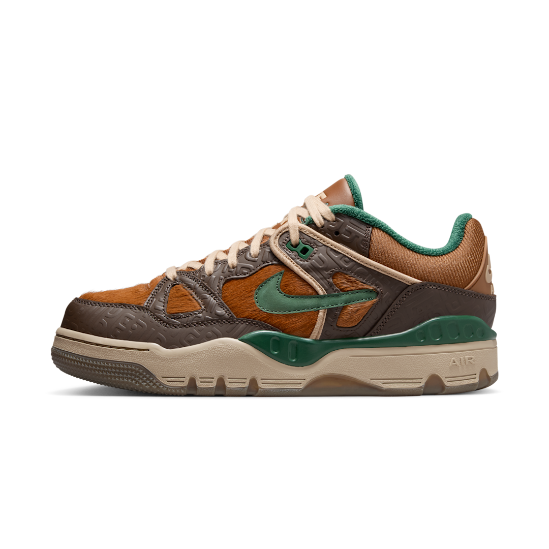 Overkicks - Nike Air Force 3 Low SP Nigo Baroque Brown (HQ0260-201) - vista lateral