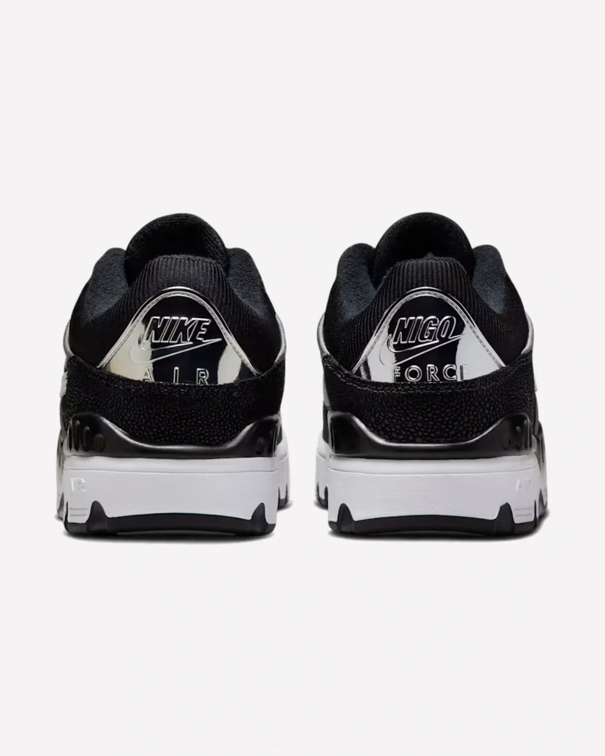 Overkicks - Nike Air Force 3 Low SP Nigo Black White (HF7630-001) - imagen 3