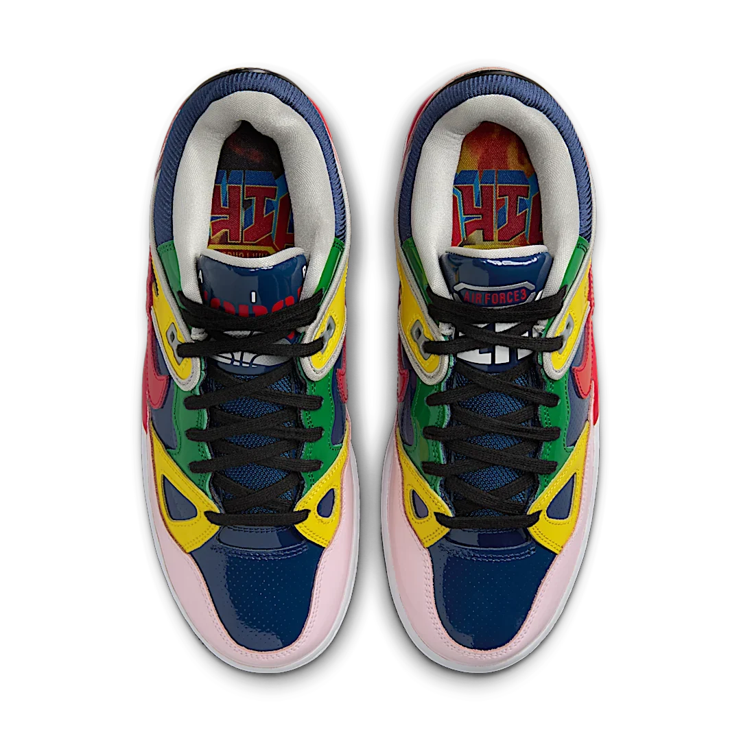 Overkicks - Nike Air Force 3 Low SP Nigo Blue Void (HQ1458-400) - par completo
