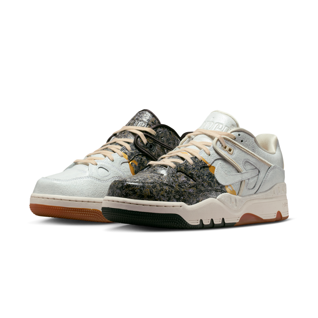 Overkicks - Nike Air Force 3 Low SP Nigo Kintsugi Phantom Night Stadium (HQ0261-001) - vista trasera