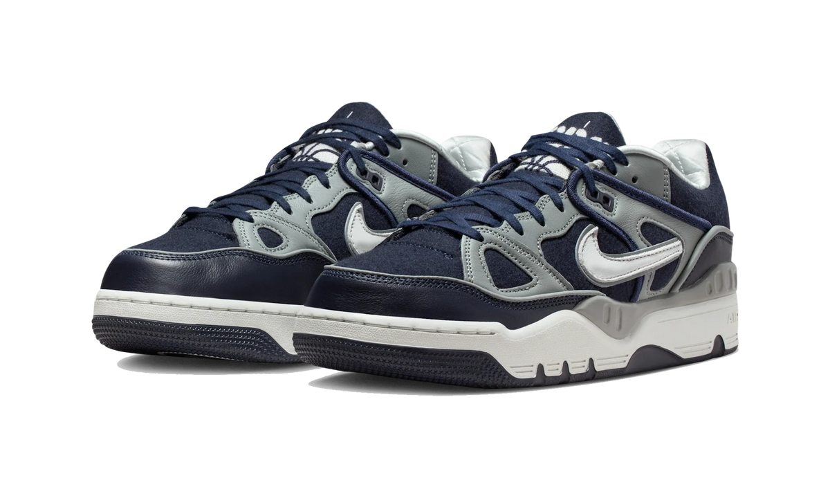 Overkicks - Nike Air Force 3 Low SP Nigo Pendleton College Pack Midnight Navy (HV5032-400) - vista trasera