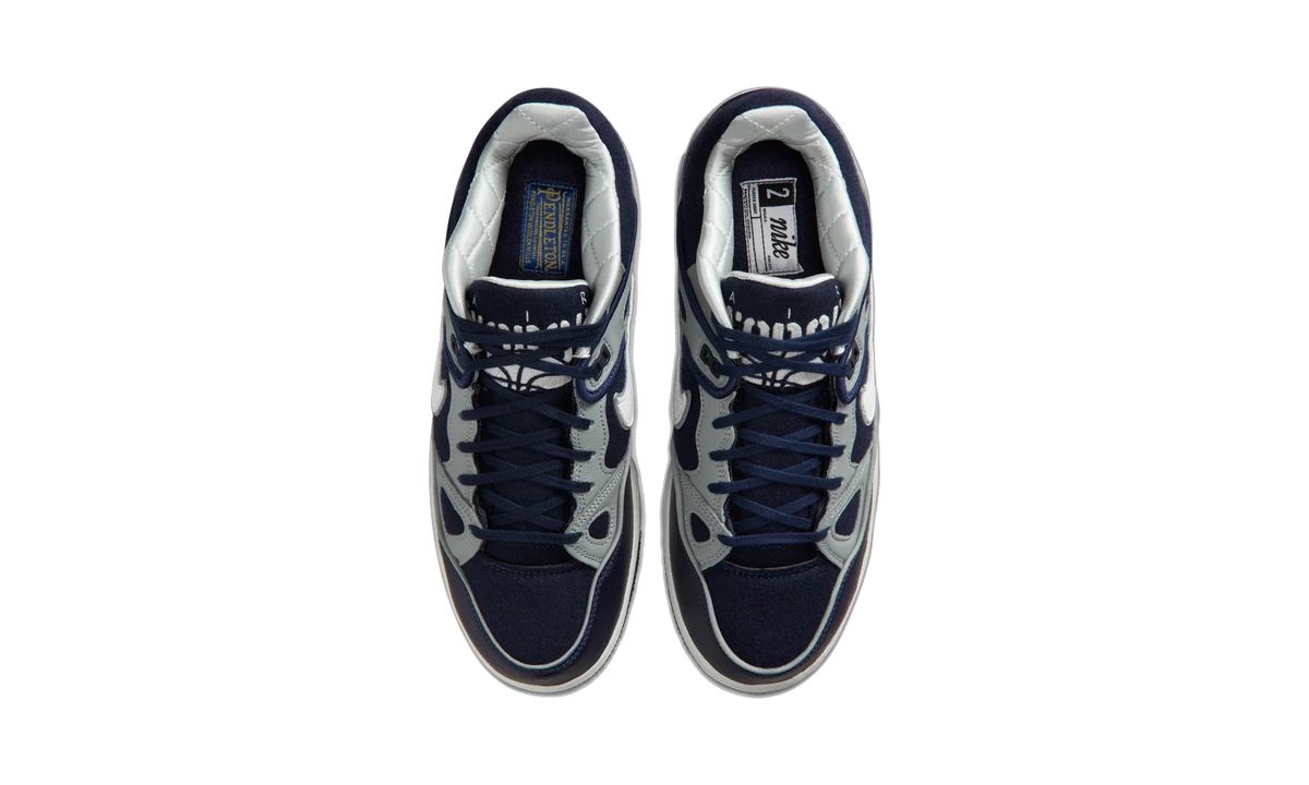 Overkicks - Nike Air Force 3 Low SP Nigo Pendleton College Pack Midnight Navy (HV5032-400) - vista superior