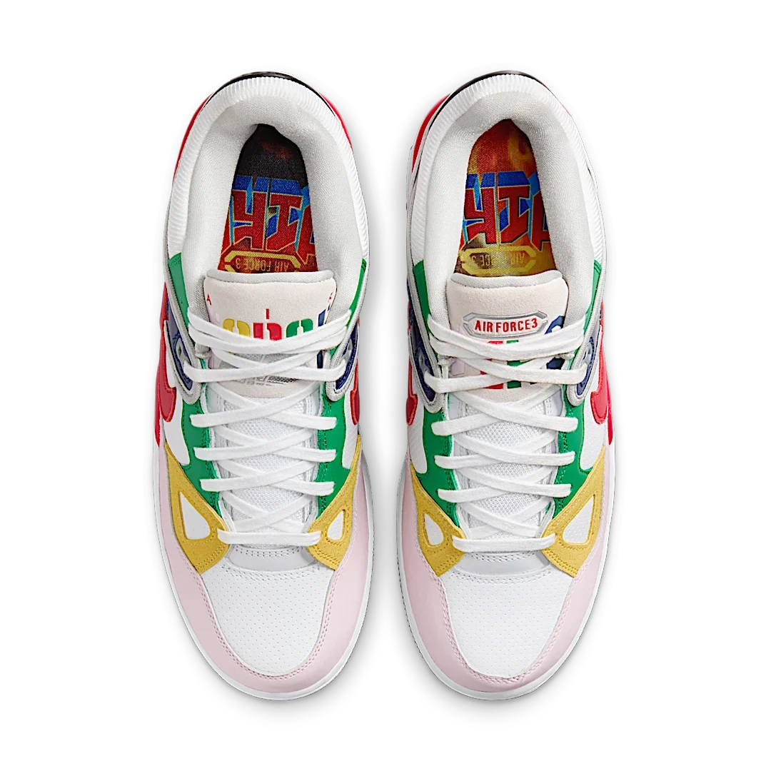 Overkicks - Nike Air Force 3 Low SP Nigo White (FQ7012-100) - par completo