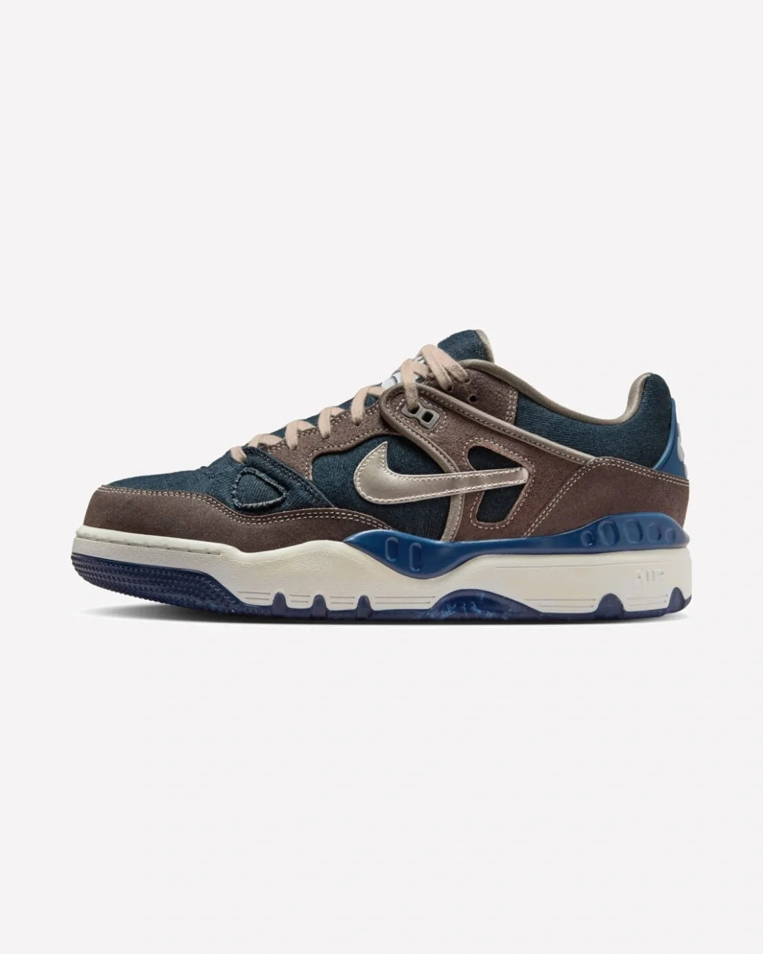 Overkicks - Nike Air Force 3 Low SP Nigo x Levis Enigma Stone (HQ0262-004) - vista lateral