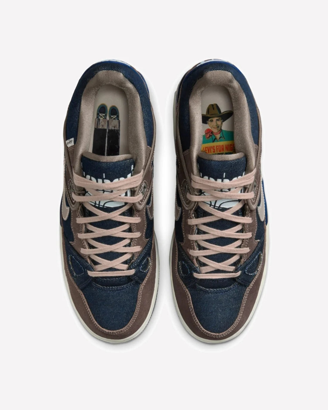 Overkicks - Nike Air Force 3 Low SP Nigo x Levis Enigma Stone (HQ0262-004) - imagen 4