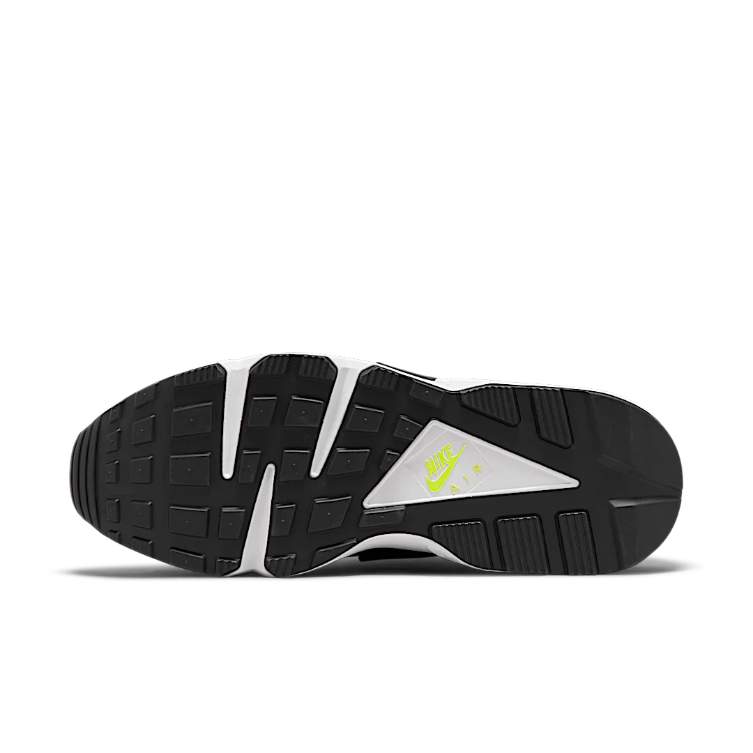 Overkicks - Nike Air Huarache Run Neon Yellow Magenta (2021) (DD1068-104) - detalle suela