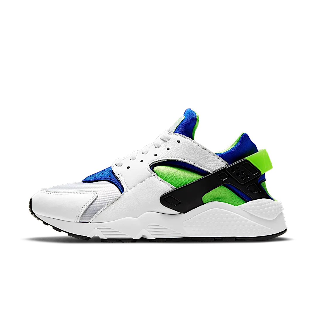 Overkicks - Nike Air Huarache Scream Green (2021) (DD1068-100) - vista lateral